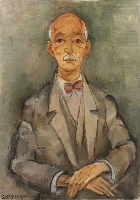 Portrait d'homme moustachu